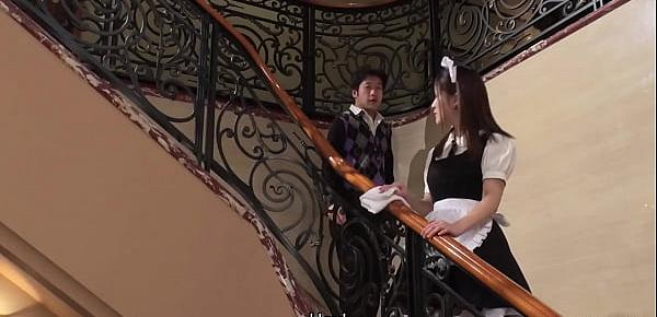  Naughty Maid Gives Her Boss A Blowjob – Anna Kimijima